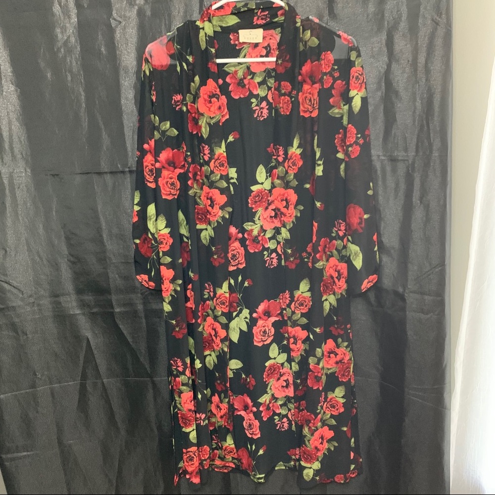 Floral cardigan